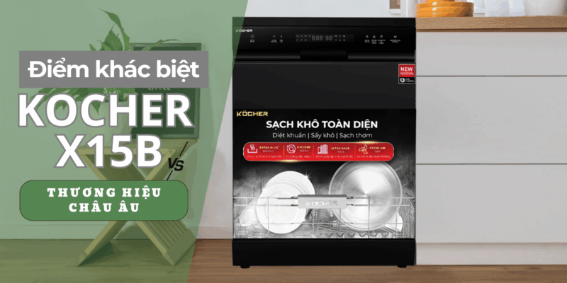 Điểm khác biệt của KOCHER X15B so với các dòng máy thương hiệu châu Âu khác - 3 Điểm khác biệt của KOCHER X15B