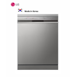 Máy Rửa Bát LG LDT14SVA4 14 Bộ Màu Bạc Ghi – QuadWash TrueSteam, Inverter, Sấy Hé Cửa, Wi-Fi ThinQ