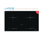 Bếp Từ Đôi Latino LT-I2D9068L Inverter – Mặt Kính Nano Chống Xước, 2 Vùng Nấu 2500W, Nhập Khẩu Malaysia