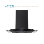 Máy Hút Mùi Latino LT-S300Lux 70cm Kính Cong – Turbo 180W, Cảm Ứng Vẫy Tay, Lực Hút 1200m³/h