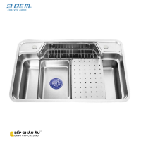 B-Gem - CPH - CHẬU BÁN NGUYỆT INOX 304 - CÔNG NGHỆ LINEN