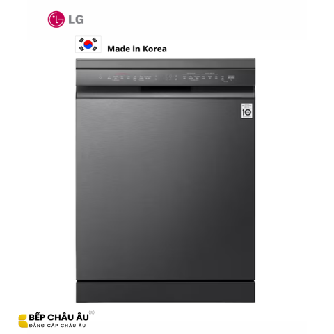 Máy Rửa Bát LG LDT14BLA4 14 Bộ Màu Đen Nhám – QuadWash, TrueSteam, Inverter, Sấy Hé Cửa, Wi-Fi ThinQ