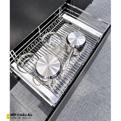 Kệ Đựng Xoong Nồi Mix Oval Inox 304 GROB