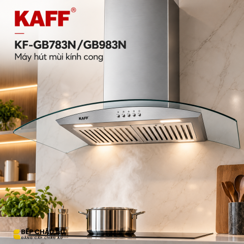 Máy Hút Mùi Kính Cong KAFF KF-GB783N / KF-GB983N Công Suất 1000m³/h