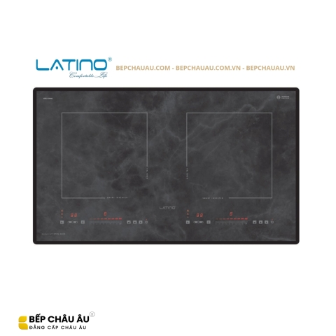 Bếp Từ Đôi Latino LT-979V-62ID Inverter – Mặt Kính Vân Đá, Booster 2800W, Nhập Khẩu Indonesia