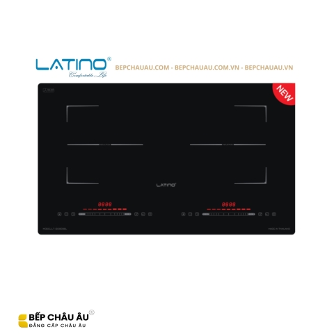 Bếp Từ Đôi Latino LT-I2D8086L Inverter – Kính Nano Chống Xước, Công Suất 2400W, Nhập Khẩu Thái Lan