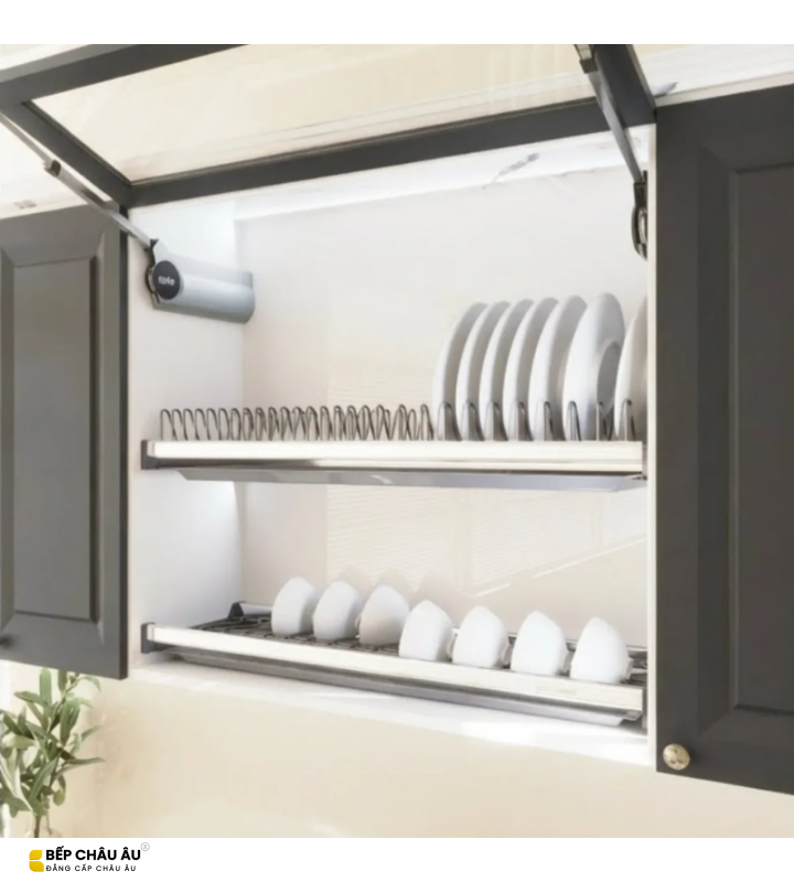 GIÁ BÁT ĐĨA CỐ ĐỊNH EUPLUS EP 2 TẦNG INOX 304