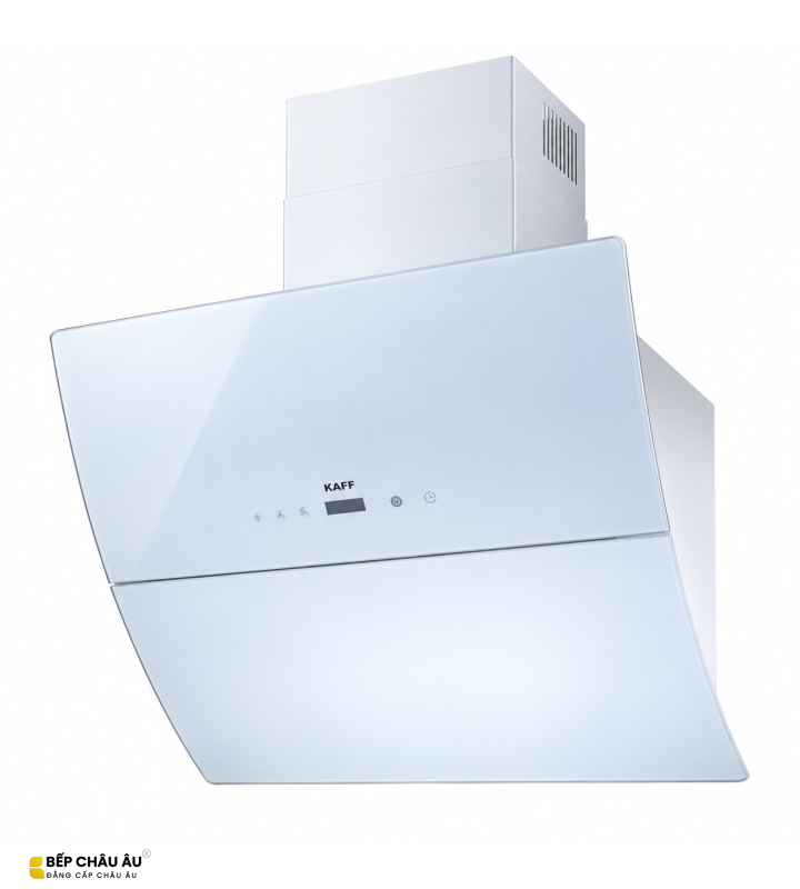 Máy Hút Mùi KAFF KF-LUX-AT70H-WH / AT90H-WH Kính Trắng Tự Động Đóng Mở