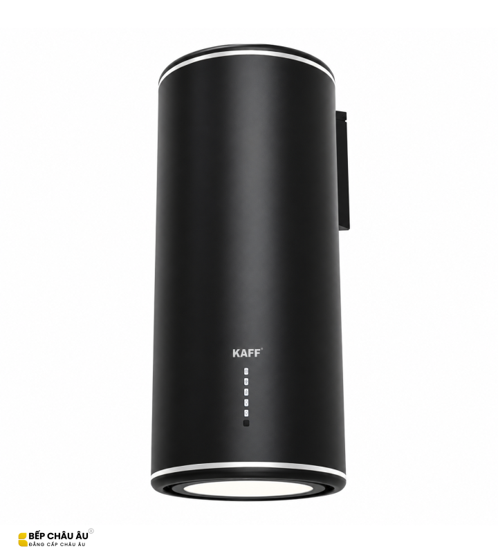 Máy Hút Mùi KAFF KF-WL2038B Hình Trụ Tròn Áp Tường BLDC 1000m³/h