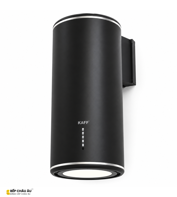 Máy Hút Mùi KAFF KF-WL2038B Hình Trụ Tròn Áp Tường BLDC 1000m³/h