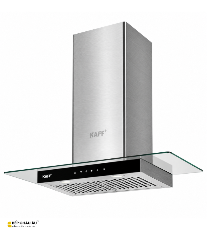 Máy Hút Mùi KAFF KF-70RH / KF-90RH Kính Toa Cảm Ứng Khói Nhiệt 1200m³/h