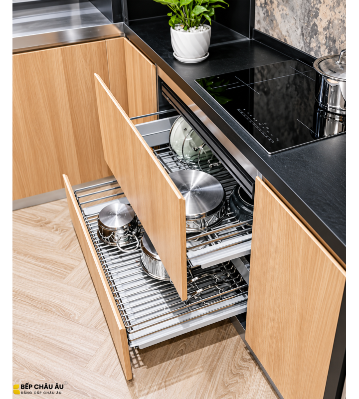 Kệ Đựng Xoong Nồi Mix Oval Inox 304 GROB