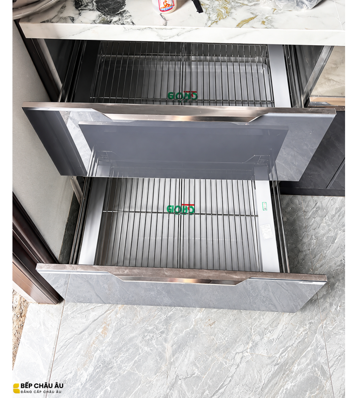 Kệ Đựng Xoong Nồi Nan Vuông Inox SUS304 Xước Mờ GROB