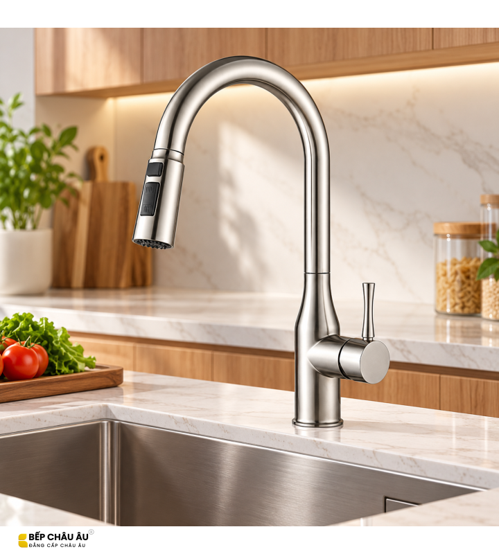 B-Gem - T05Revo - VÒI CHÉN NÓNG LẠNH DÂY RÚT CAO CẤP