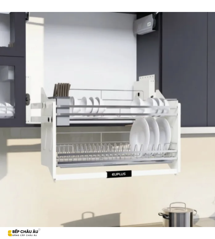 GIÁ BÁT ĐĨA NÂNG HẠ EUPLUS INOX 304