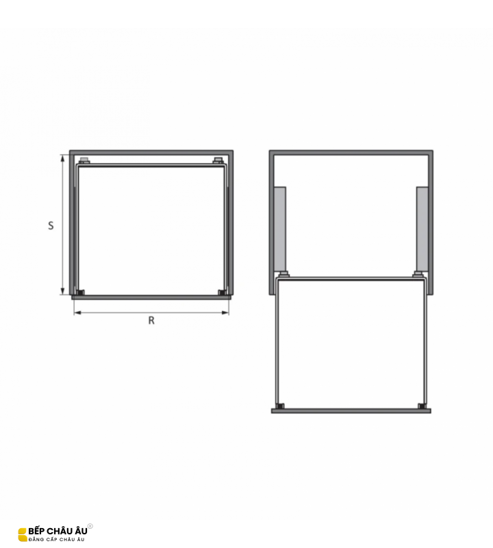 Giá Bát Đĩa Đa Năng Euplus EV Inox 304 Nan Dẹt