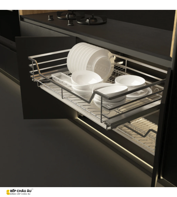 Giá Bát Đĩa Đa Năng Euplus EV Inox 304 Nan Dẹt