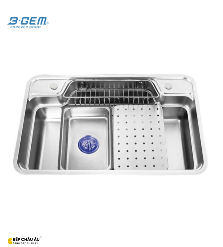 B-Gem - CPH - CHẬU BÁN NGUYỆT INOX 304 - CÔNG NGHỆ LINEN