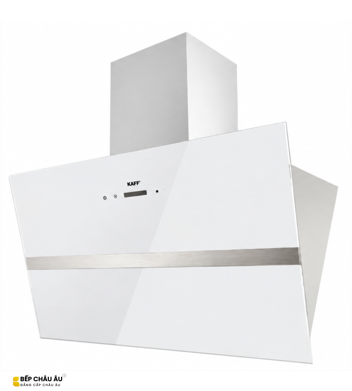 Máy Hút Mùi KAFF KF-LUX-AT70FH-WH / AT90FH-WH Kính Trắng Tự Động