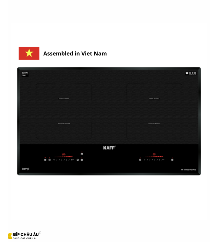 Bếp Từ Đôi KAFF KF-EG502II New Plus – Kính Schott Ceran Đức, Inverter, Booster 3700W, Bảo Hành 7 Năm