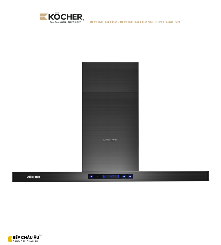 Máy Hút Mùi Kocher K-225MI Chữ T 70/90cm – Hút 1400m³/h, Ultra Swing Siêu Êm, Made in Malaysia