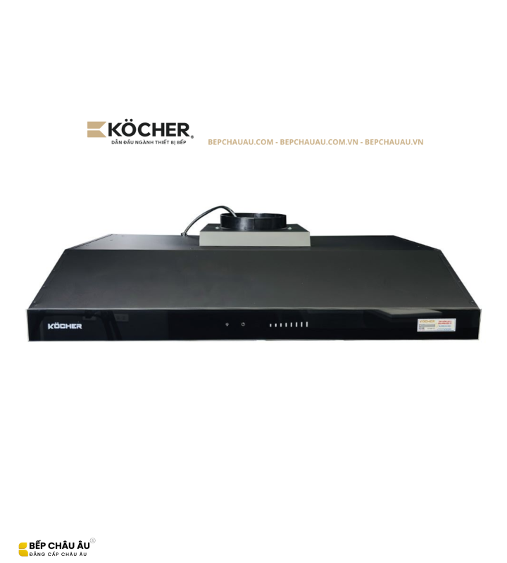 Máy Hút Mùi Âm Tủ Köcher K-6070 PRO 70cm – Hút 900m³/h, Cảm Ứng, Siêu Êm 38dB